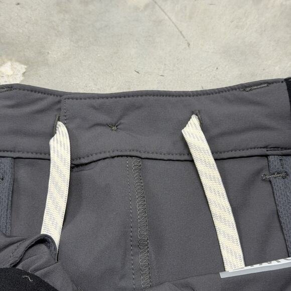 Wowie Shorts Mens Large Gray Performance Elastic Waist Lightweight Casual Golf - Picture 7 of 8